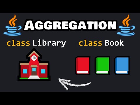 Learn Java AGGREGATION in 9 minutes! 🏫