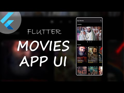 Movies App UI Design in Flutter | Flutter Movies App | Flutter Beautiful Design | Flutter Tutorials