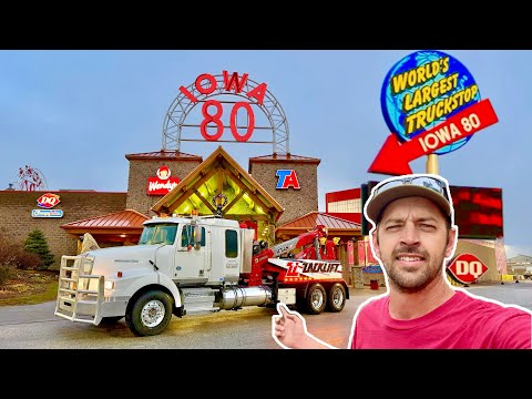 What's Inside The World's LARGEST Truck Stop?? Let's Find Out!