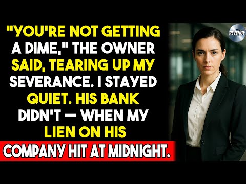 He Tore Up My Severance. At Midnight, His Bank Tore Up His Company.