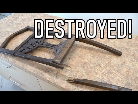 The antique seller destroyed my chair! 😰