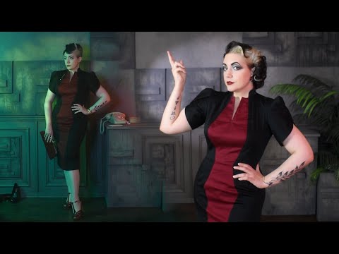 Making a Gothic Dress for Summer // Color Blocked Dress