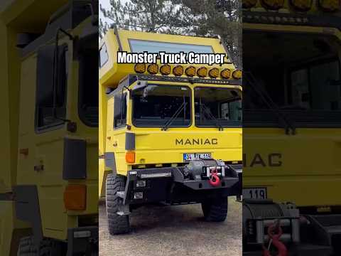 DEVASA KAMYON KARAVAN İLE KAMP