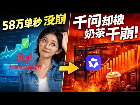 双11 58万单/秒都没崩,千问却被奶茶干崩?30亿春节红包背后:AI下单根本不是下单,是推理风暴