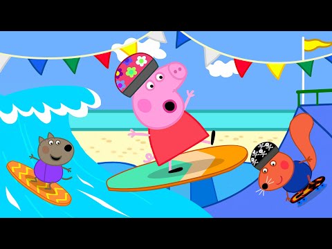 Surfen und Skaten | Peppa-Wutz-Geschichten