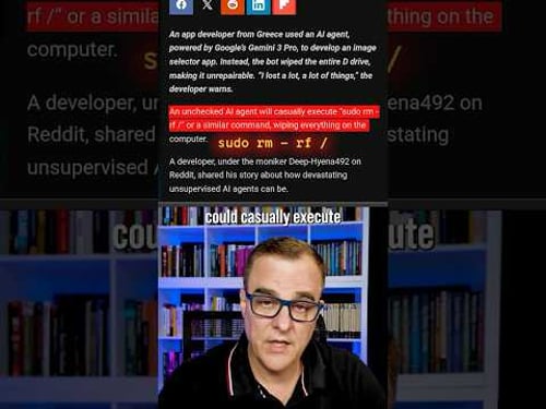 AI Agent WIPED His Entire Drive