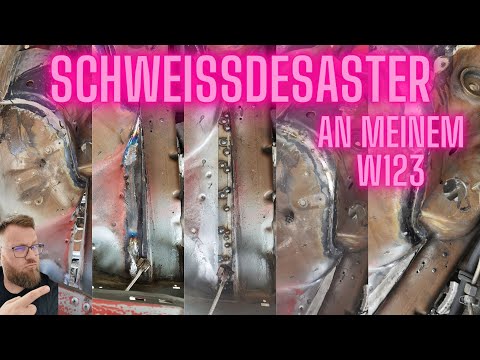 Schweißdesaster an meinem W123, ist der Wagen jetzt Schrott?#restauration #w123