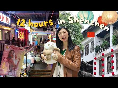 Shenzhen travel vlog 🇨🇳| ancient townlet, Wenheyou, night market