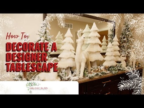 How to Decorate a Designer Tablescape