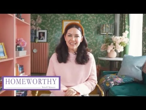 SMALL SPACE DESIGN | A Colorful 480 sq ft Washington, DC Apartment with Rental-Friendly DIYs