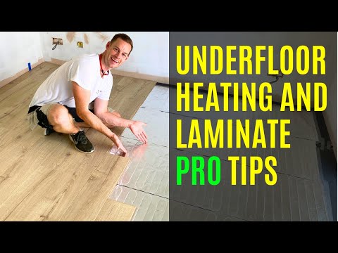 PART 13 HOW TO FIT UNDERFLOOR HEATING, LAMINATE FLOOR AND SKIRTING BOARD TO YOUR GARDEN ROOM