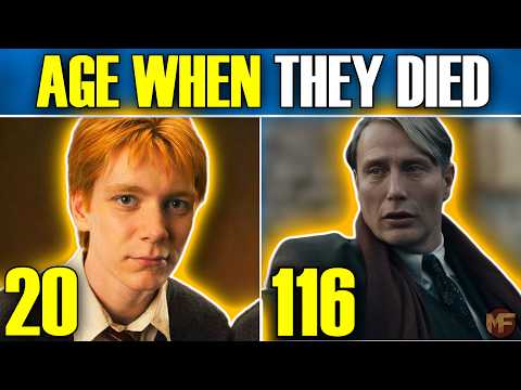 How Old Was Every Harry Potter Character When They Died?