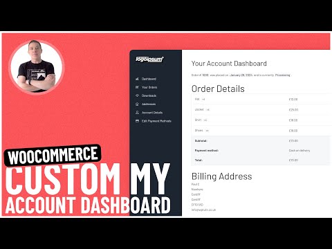 How To Build A Custom WooCommerce My Account Dashboard