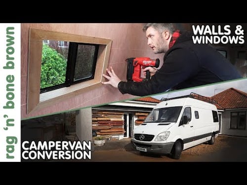 Campervan Conversion - Walls & Windows - Mercedes Sprinter