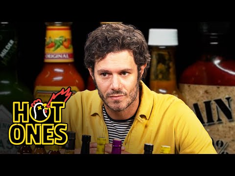 Adam Brody Surfs Through the Pain While Eating Spicy Wings | Hot Ones