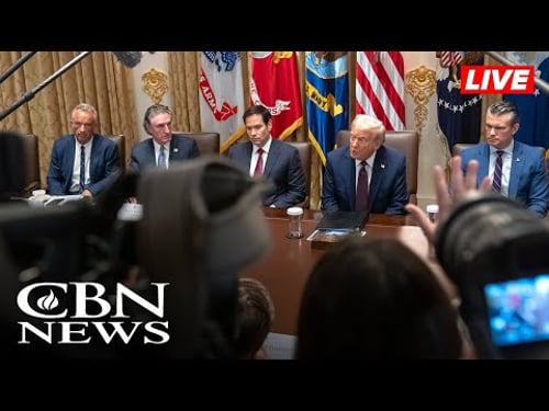 LIVE: President Donald Trump Holds a Cabinet Meeting | CBN News