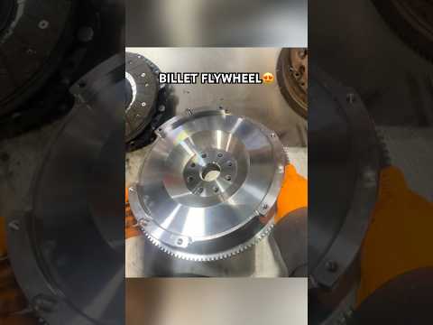 Vauxhall Adam V6 clutch upgrade😍 #billetparts #clutch #flywheel #mechanicwork