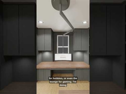 Building a Floating Monitor #workspace #desksetup #wfh #cablemanagement