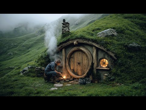 I Built A Complete And Warm Underground Shelter During Solo Survival Challenge