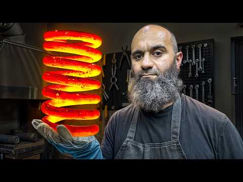 Forging a Custom Knife from Scrap Metal in My Workshop