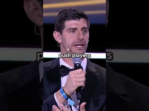 Thibaut Courtois on Carlo Ancelotti’s Leadership #football