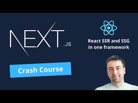 Next.js Crash Course - SSG, SSR, API Routes, and more