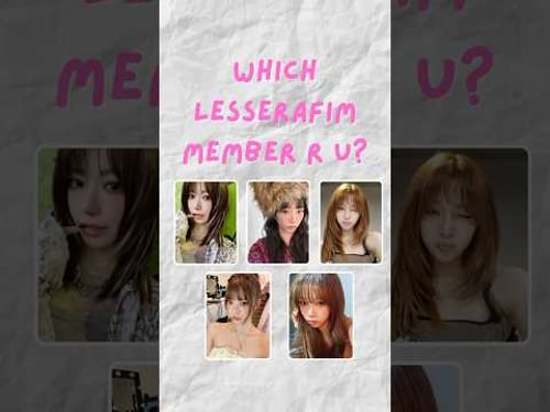 what u got? #lesserafim #aestheticquiz #kpop