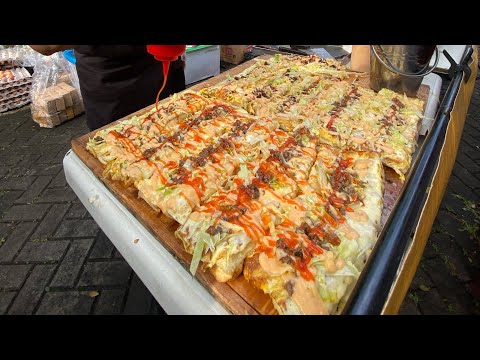 INSANE Skills! This Street Food Master Makes the Best Grilled Bread!