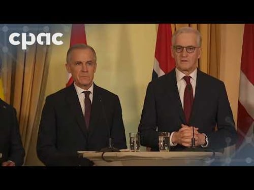 PM Mark Carney holds joint news conference with Nordic leaders in Oslo – March 15, 2026