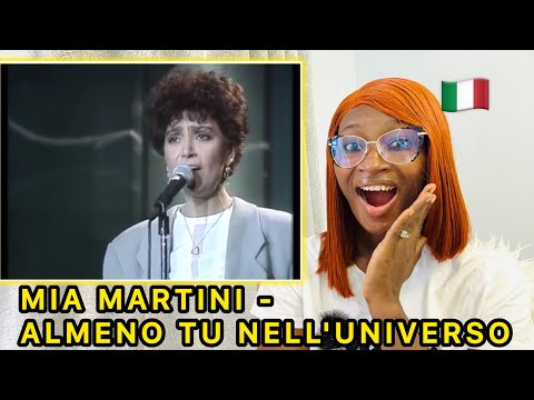 straniero reagisce a Mia Martini - Almeno tu nell'universo (Live@RSI 1989)