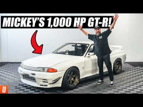 Revealing his +1,000 HP Nissan GT-R!
