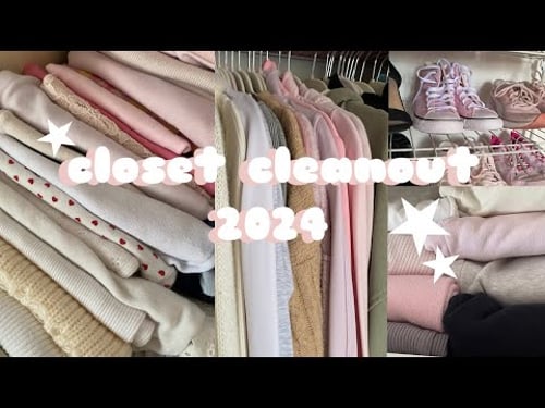 closet cleanout 2024! (try on, selling to platos, purging)