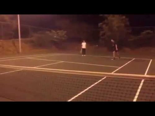 Troye Sivan playing Tennis