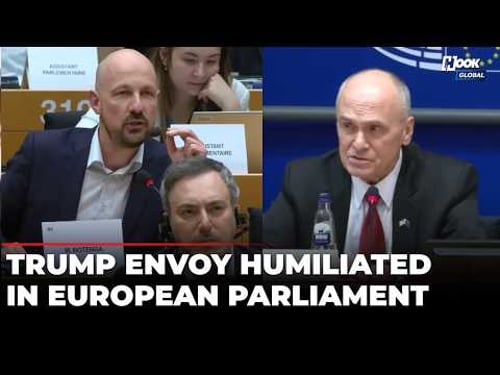 ‘Threatening EU Nations, Still Red Carpet Welcome’: Lawmaker Shames Trump Envoy In EU Parl. | Viral