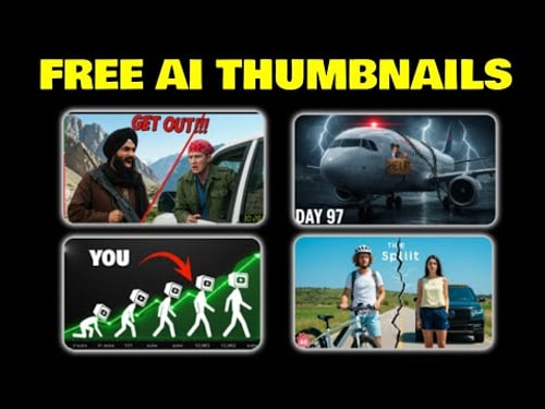 How to Make Thumbnails for Youtube Videos FREE with AI