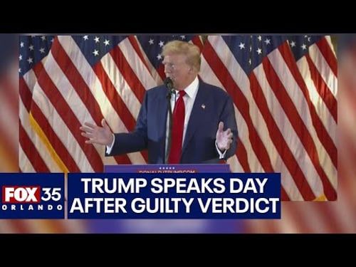 Trump speaks day after guilty verdict in New York trial