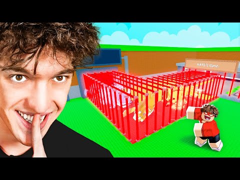 Trolling YouTuber With INFINITE LASERS BASE In Steal A Brainrot!!