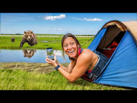 4 Days Camping with Wild Brown Bears in Alaska