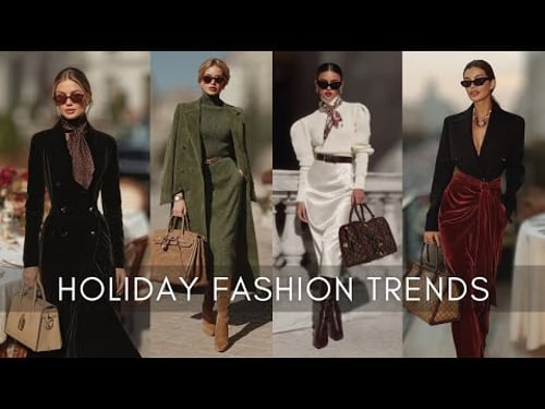 Holiday Fashion Trends 2025 | Golden Glamour Styles You Need to Try!