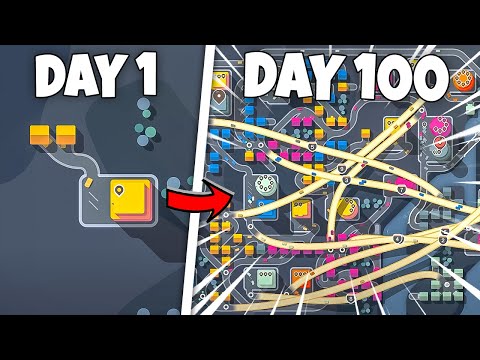 Surviving over 100 days using ENGINEERING in Mini Motorways!