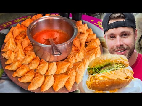 10,000 Calorie challenge on PURE INDIAN STREET FOOD (RIP Bathroom) ๐ฎ๐ณ