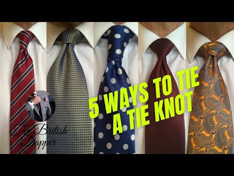 5 Ways to Tie a Tie Knot