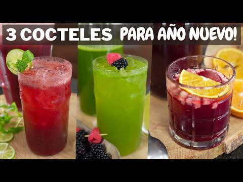 3 Cocktails to accompany your favorite food, easy recipes.