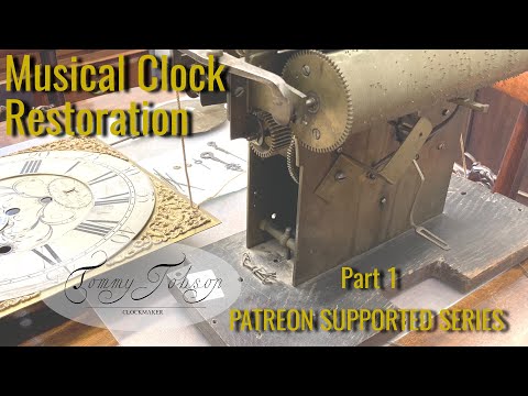 MUSICAL CLOCK RESTORATION, Restoring and conserving. - R. Bullock of Ellesmere Shropshire - Part 1