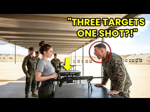 US Marine Snipers Couldn't Hit the Target — Until She Hit Three Targets With One Shot