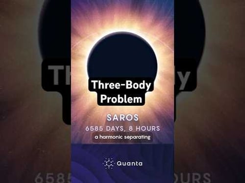 How Eclipses Work: Solving the Three-Body Problem #science #physics