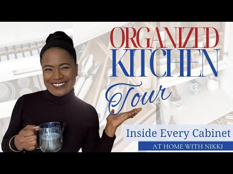My Organized Kitchen Tour | Every Cabinet, Every Drawer, Every Detail