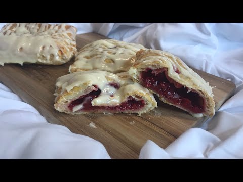 Cherry Pies (Using Puff Pastry Dough)
