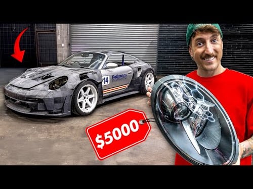 3D Printed Porsche GT3 + GENUINE headlights = INSANE transformation! Part 6