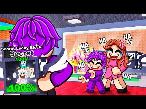 I Pretended to be a NOOB then RIGGED the Lucky Blocks…